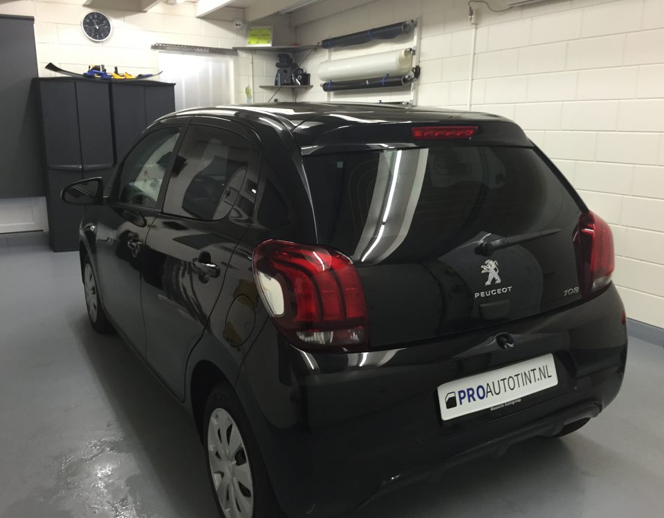 Peugeot 108 ramen blinderen