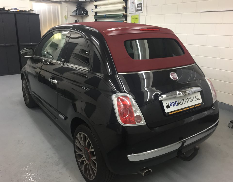 Fiat 500 ramen blinderen