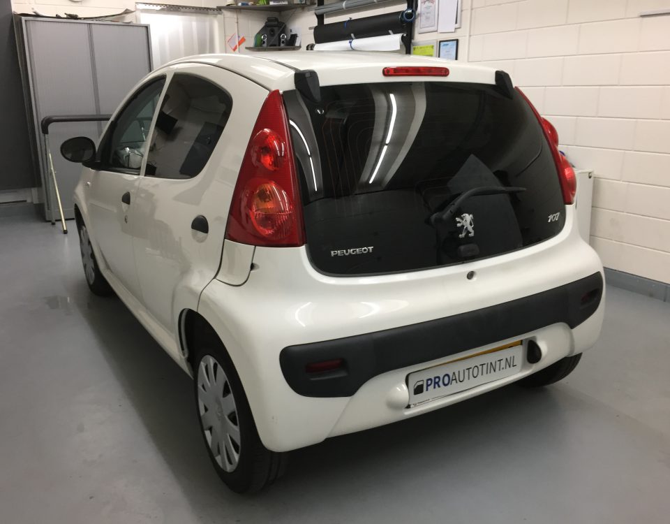 Peugeot 107 ramen blinderen