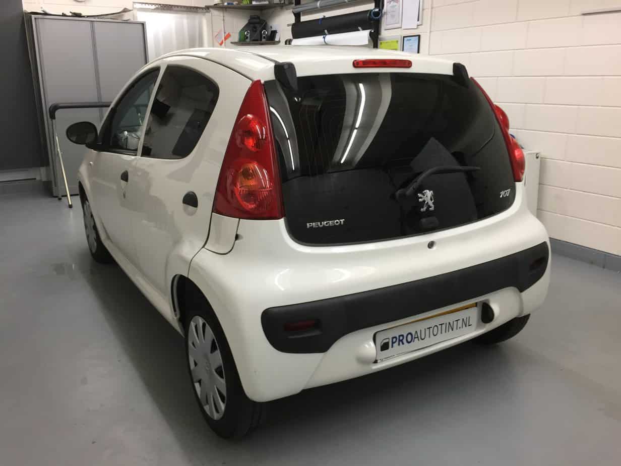 Peugeot 107 ramen blinderen