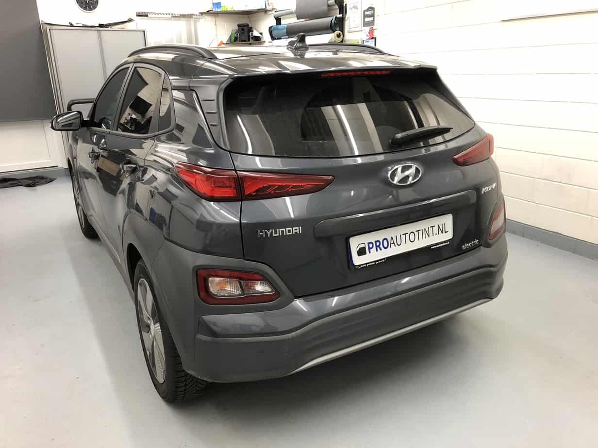 Hyundai KONA ramen blinderen