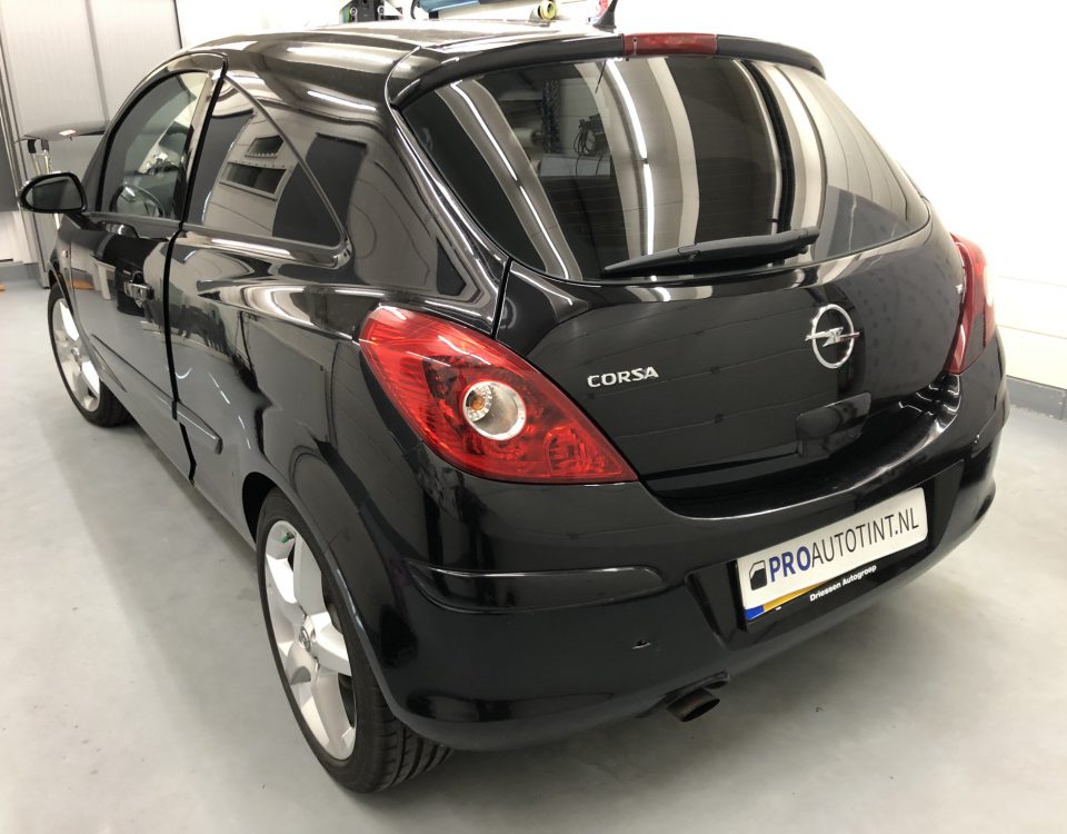 Opel Corsa ramen blinderen