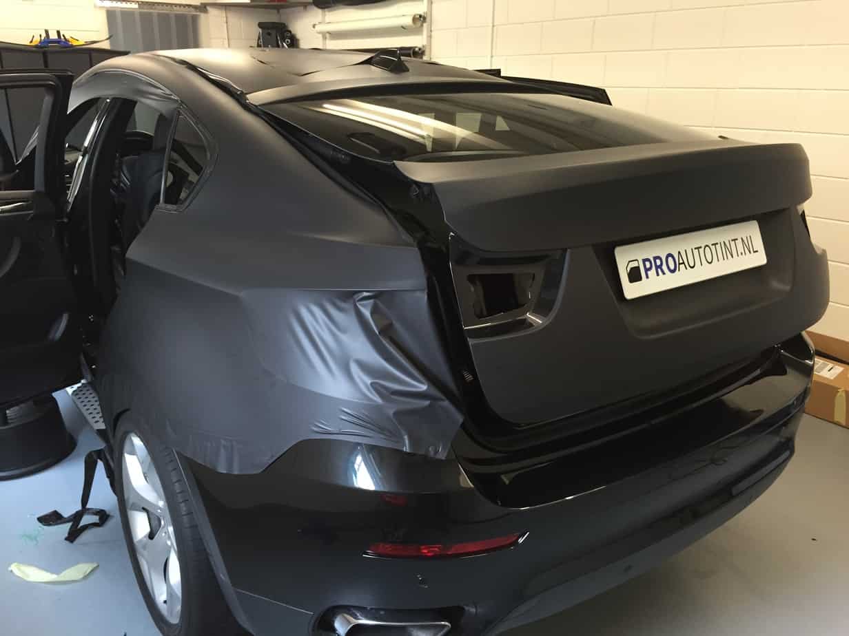 carwrap naar matzwart