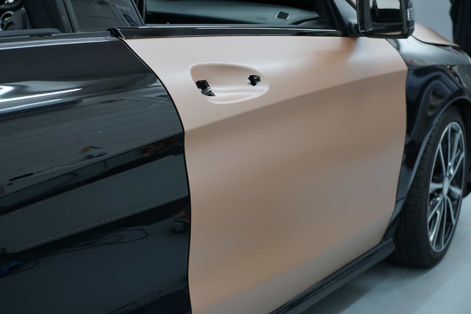 carwrap naar matzwart