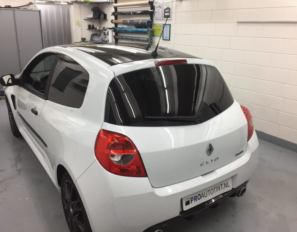 Renault clio geblindeerd