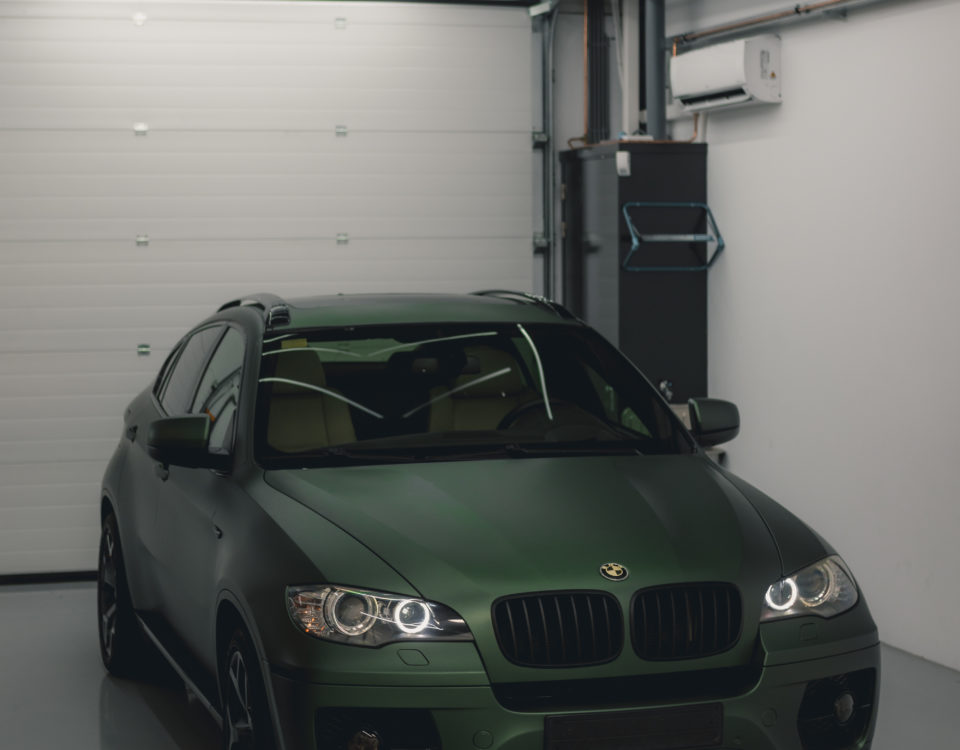 bmw wrap groen