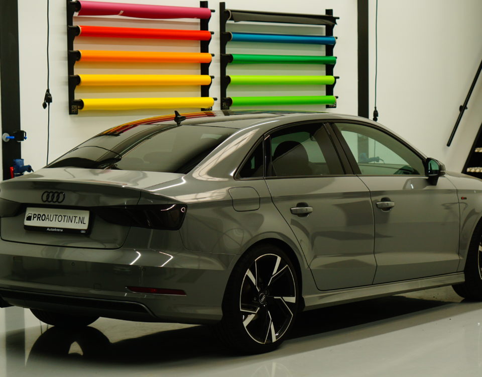 Audi A4 Nardo Gray wrap