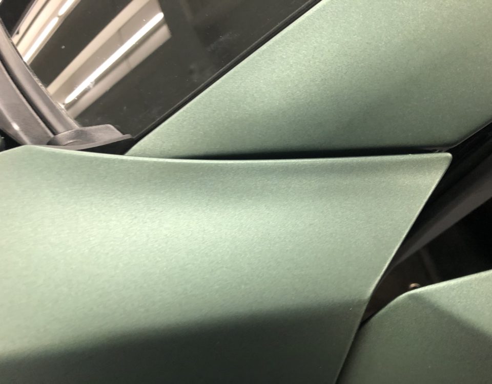 Chevrolet Camaro mat groene wrap