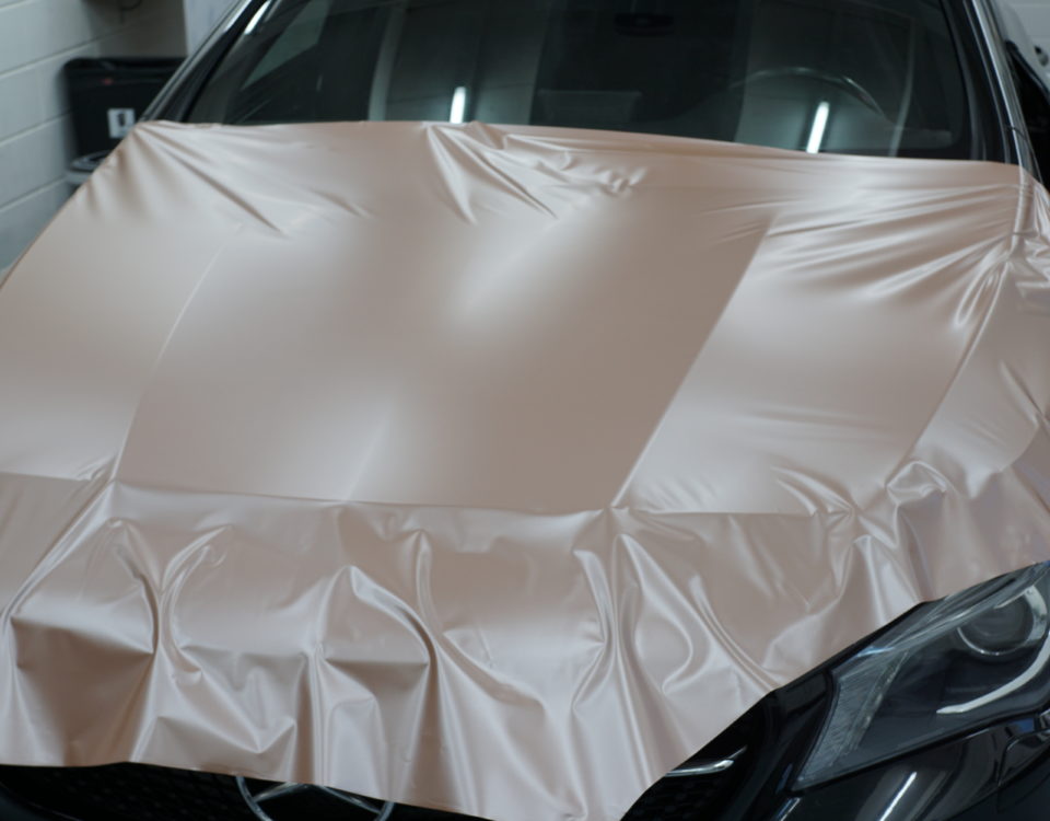 Mercedes CLA satin luster wrap