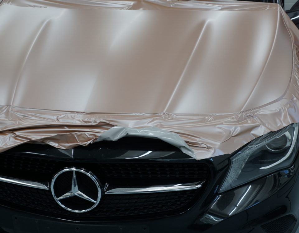 Mercedes CLA satin luster wrap