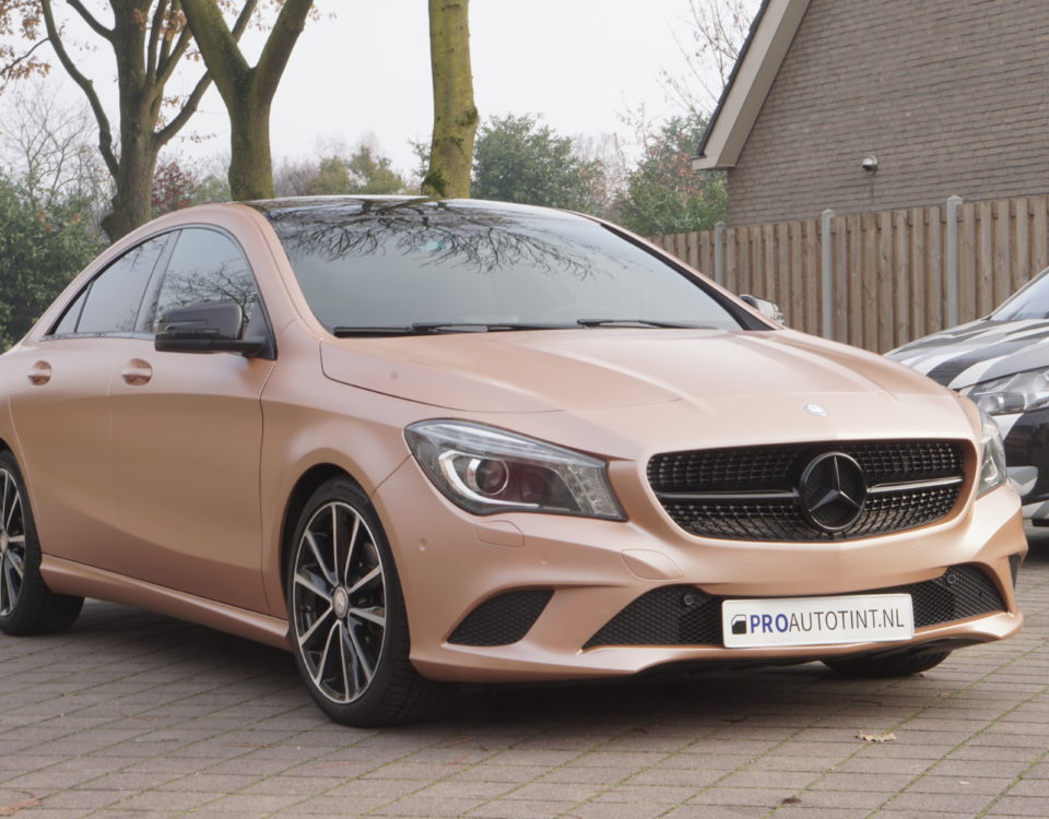 Mercedes CLA satin luster wrap