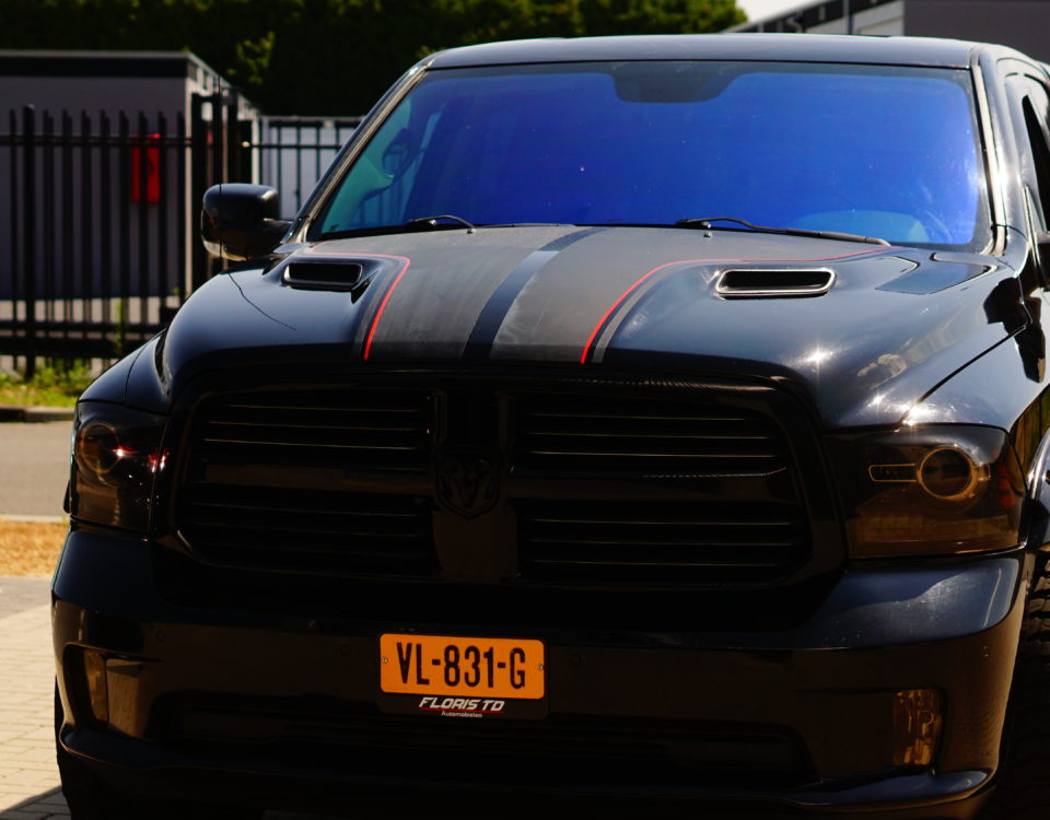 Dodge RAM blauw chameleon