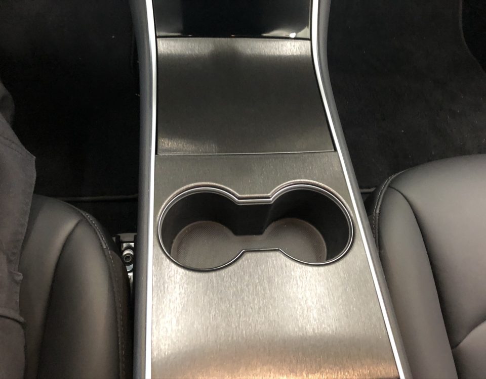 Tesla Model 3 light grey wrap