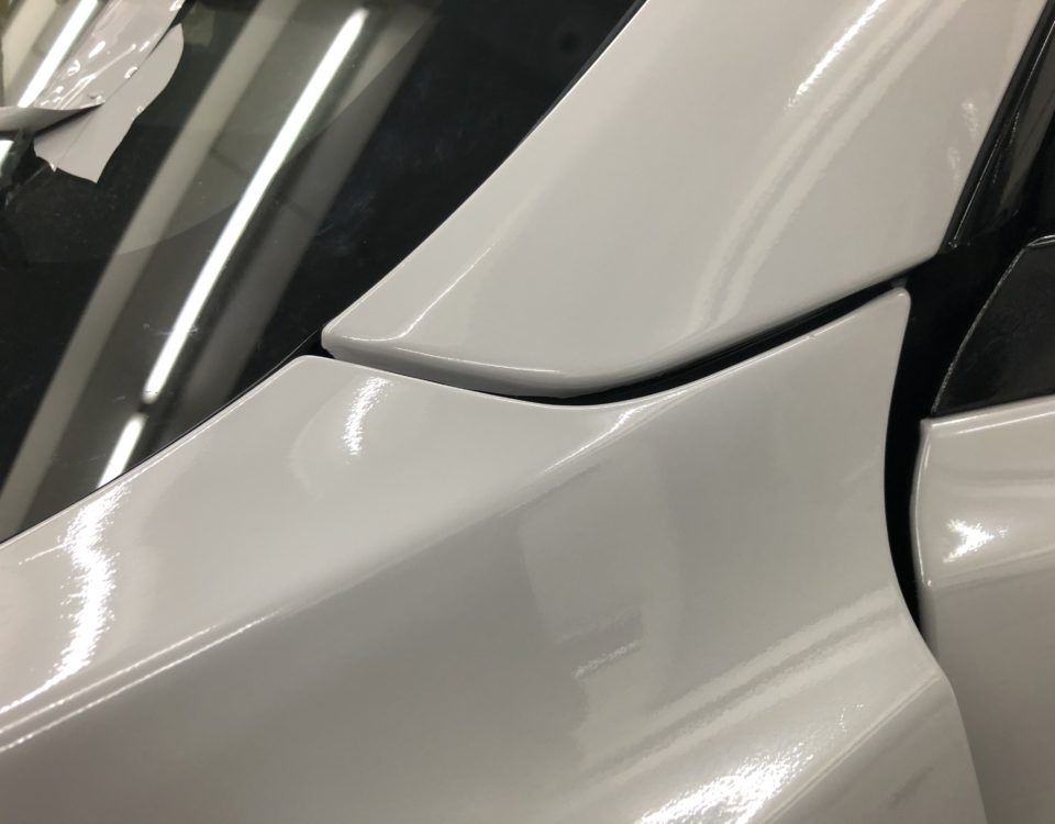 Tesla Model 3 glosse grey wrap