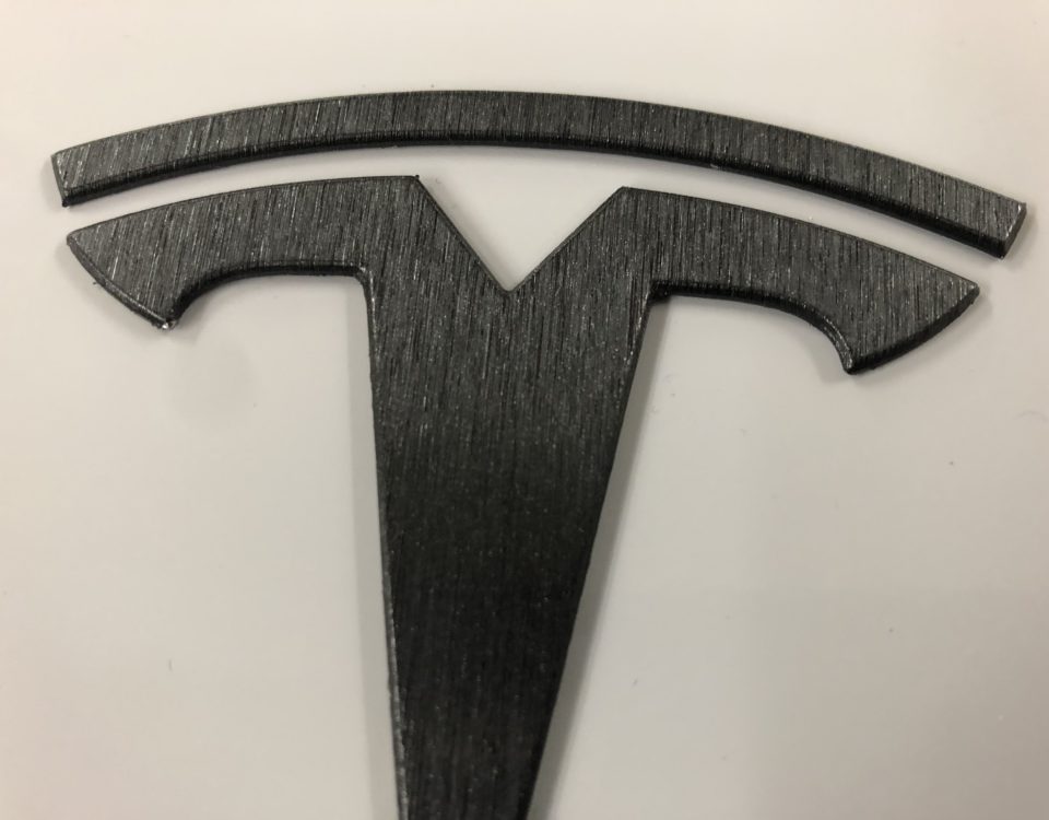 Tesla Model 3 glosse grey wrap