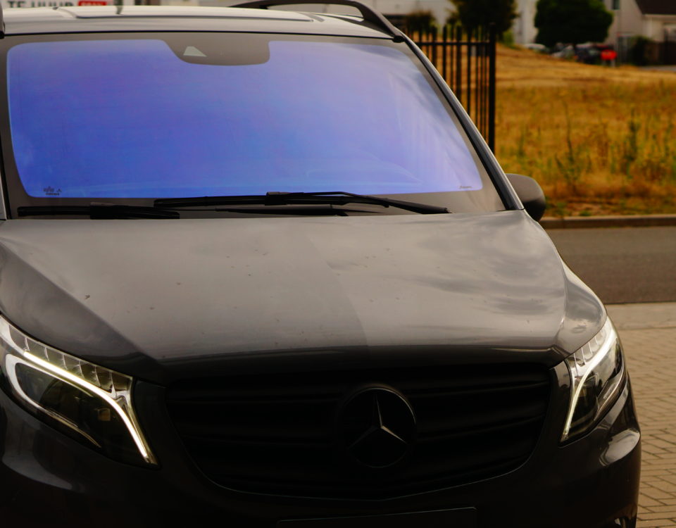 Mercedes Vito blauw chameleon