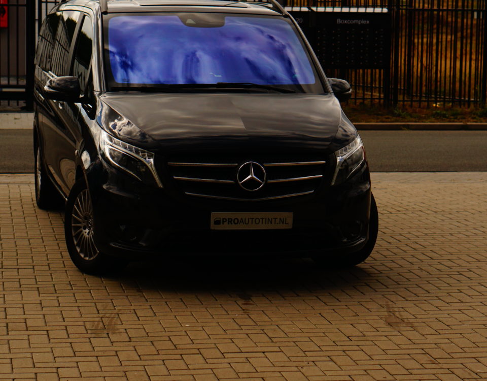 Mercedes Vito blauw chameleon