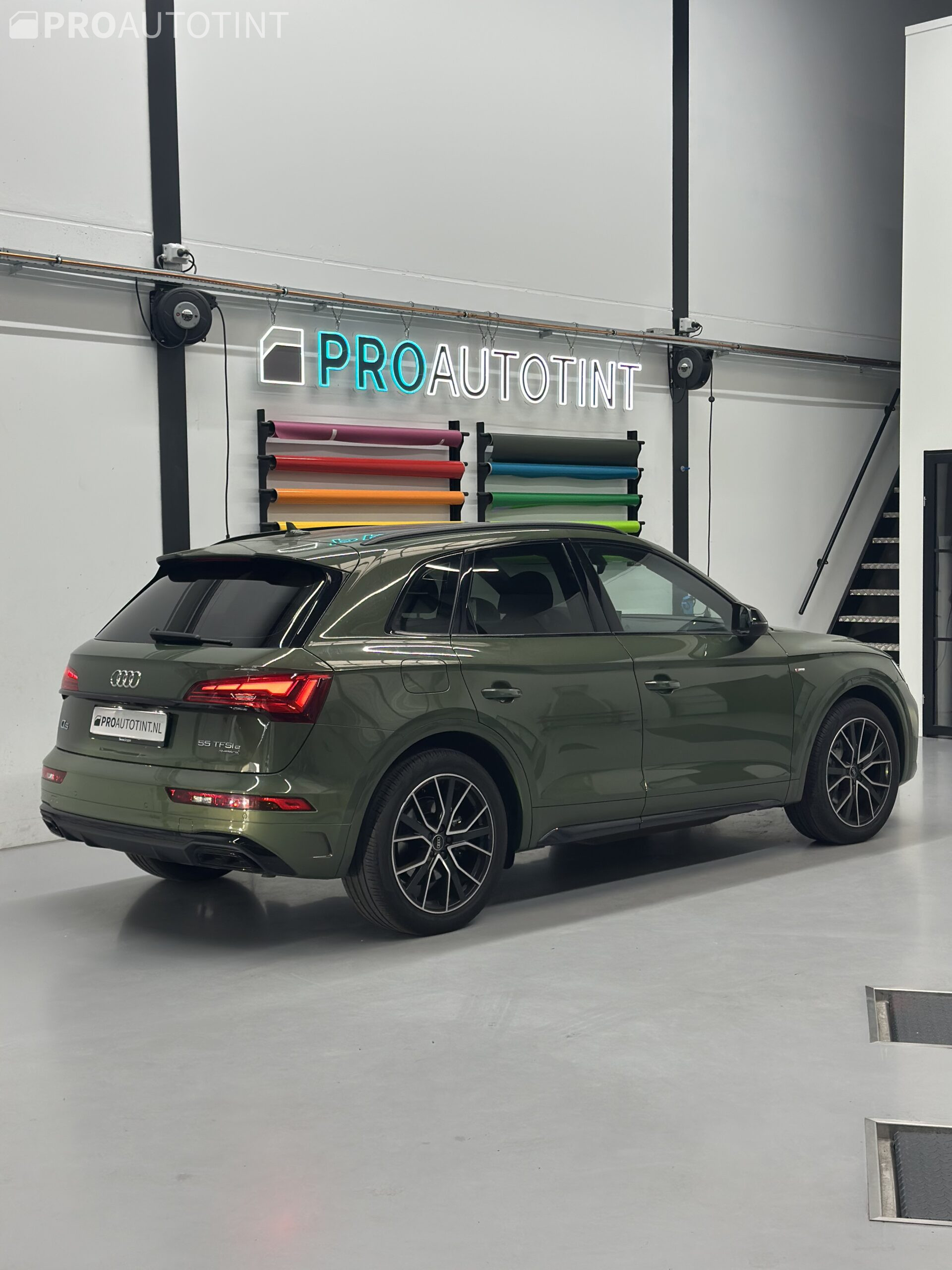 carwrap naar matzwart
